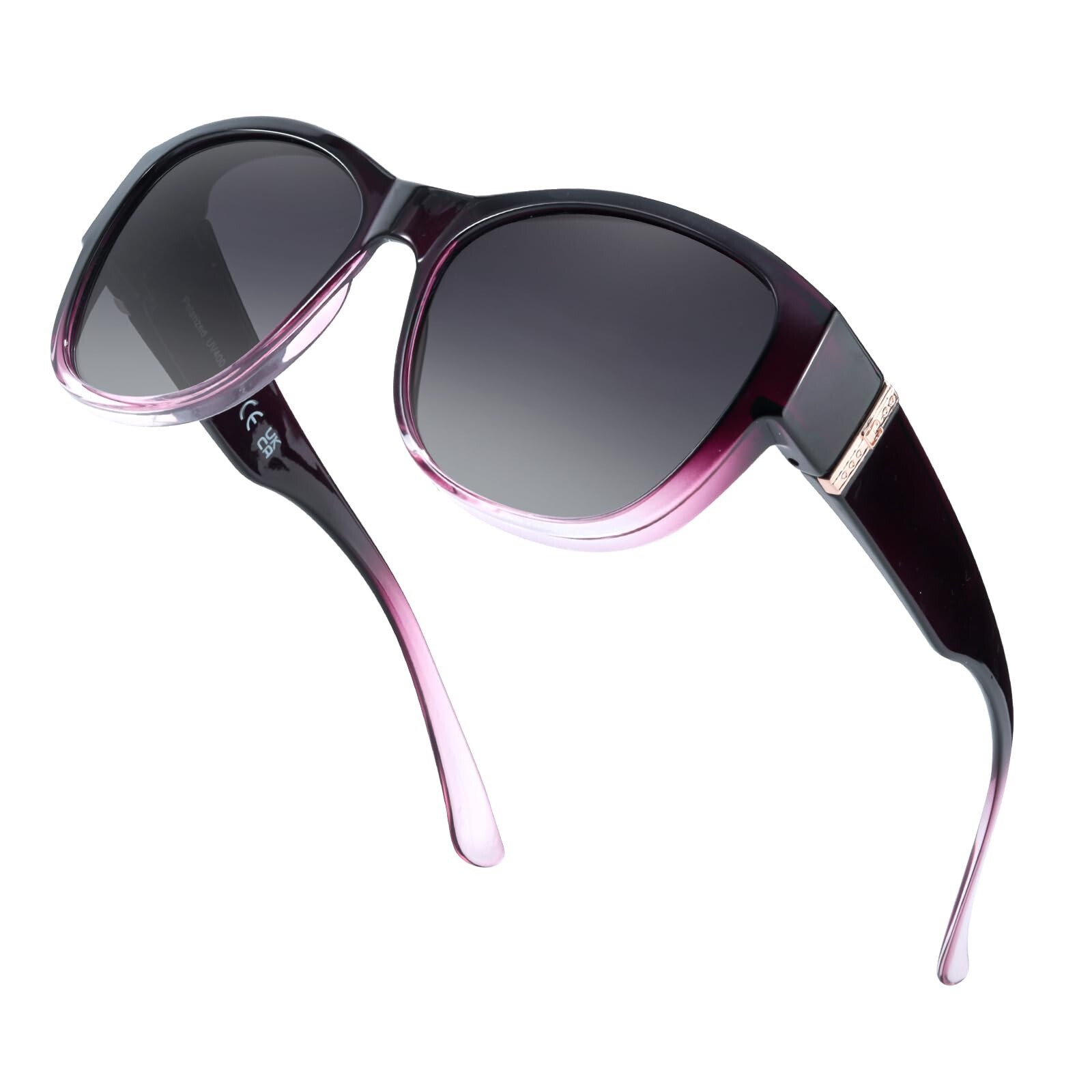 Myiaur Polarized Fit Over Glasses Sunglasses for Women, Trendy Wear Over Eyeg...