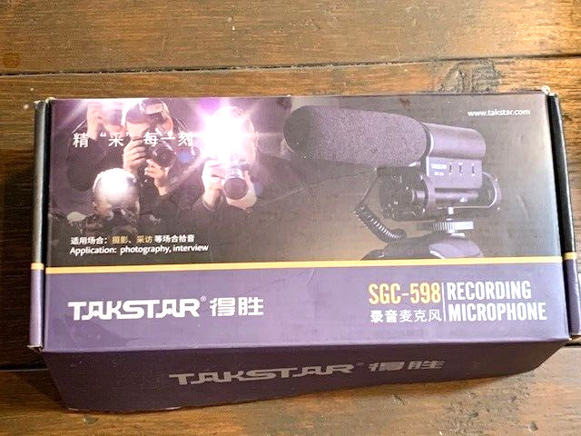 TAKSTAR SGC-598 Interview Microphone New in Open Box