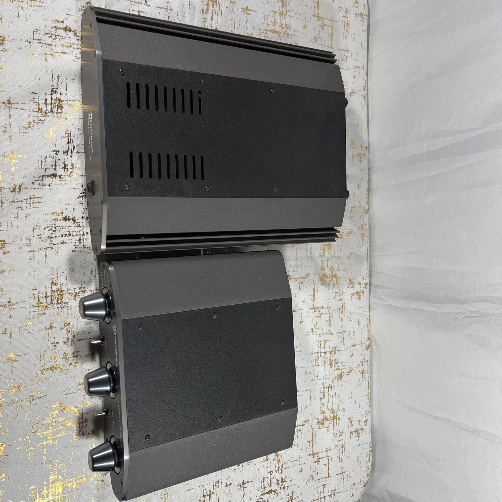 2 Pc Set McCormick Micro Line Drive Power Drive Amp Preamp Rare Audiophile VTG