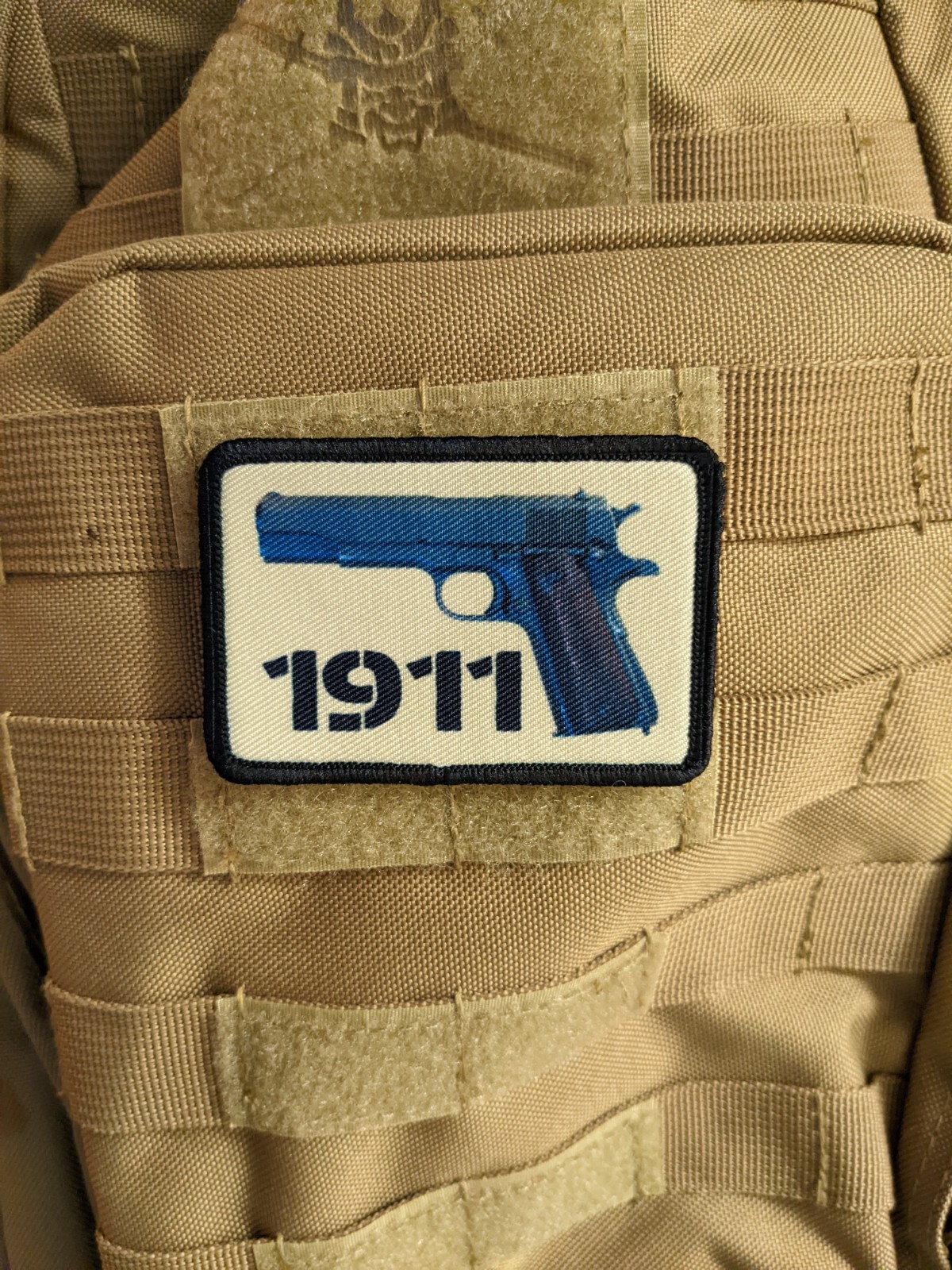 45 acp 1911 a1 pistol 2"x3" hook & loop tactical morale patch Funny