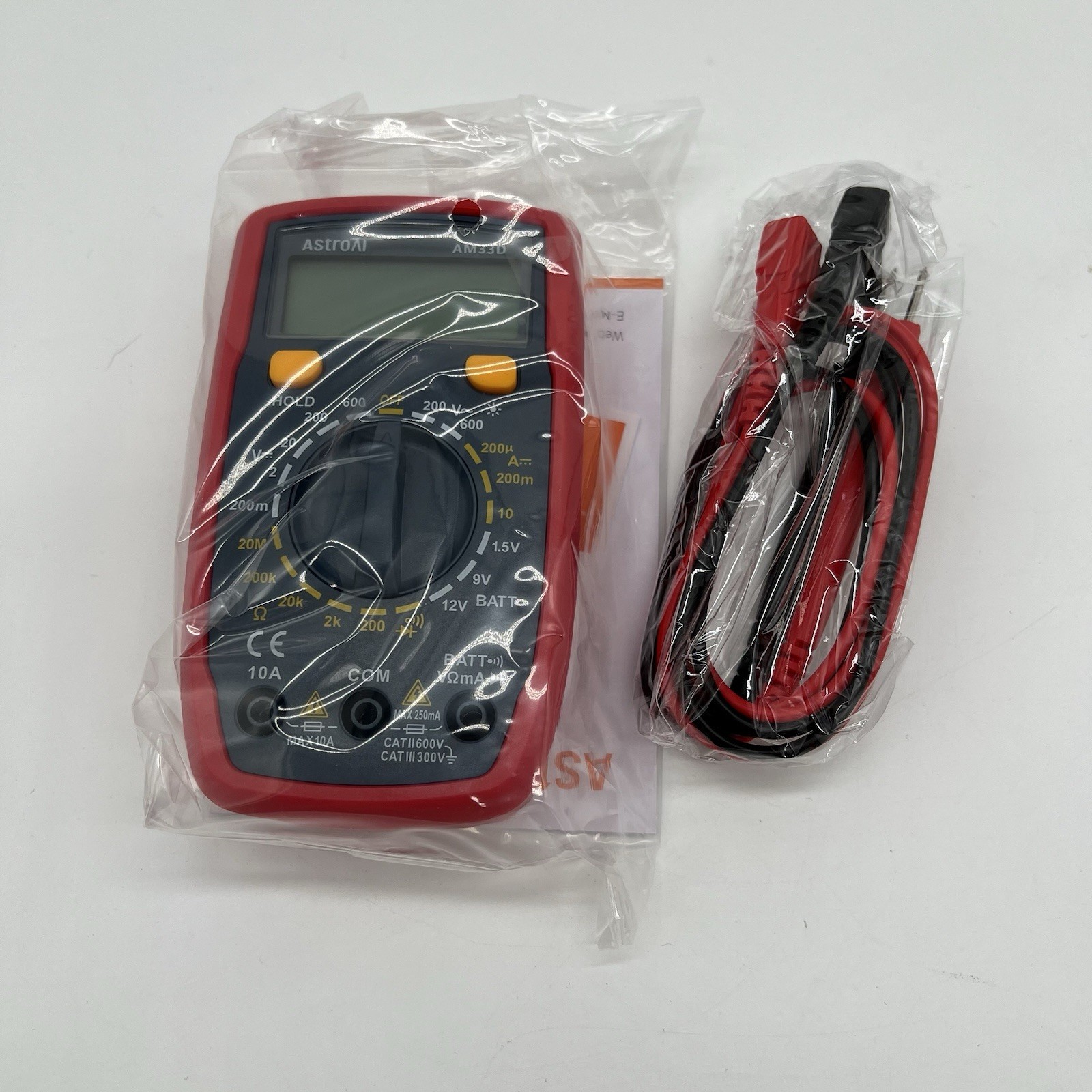 AstroAI AM33D Digital Multimeter 2000 Counts New