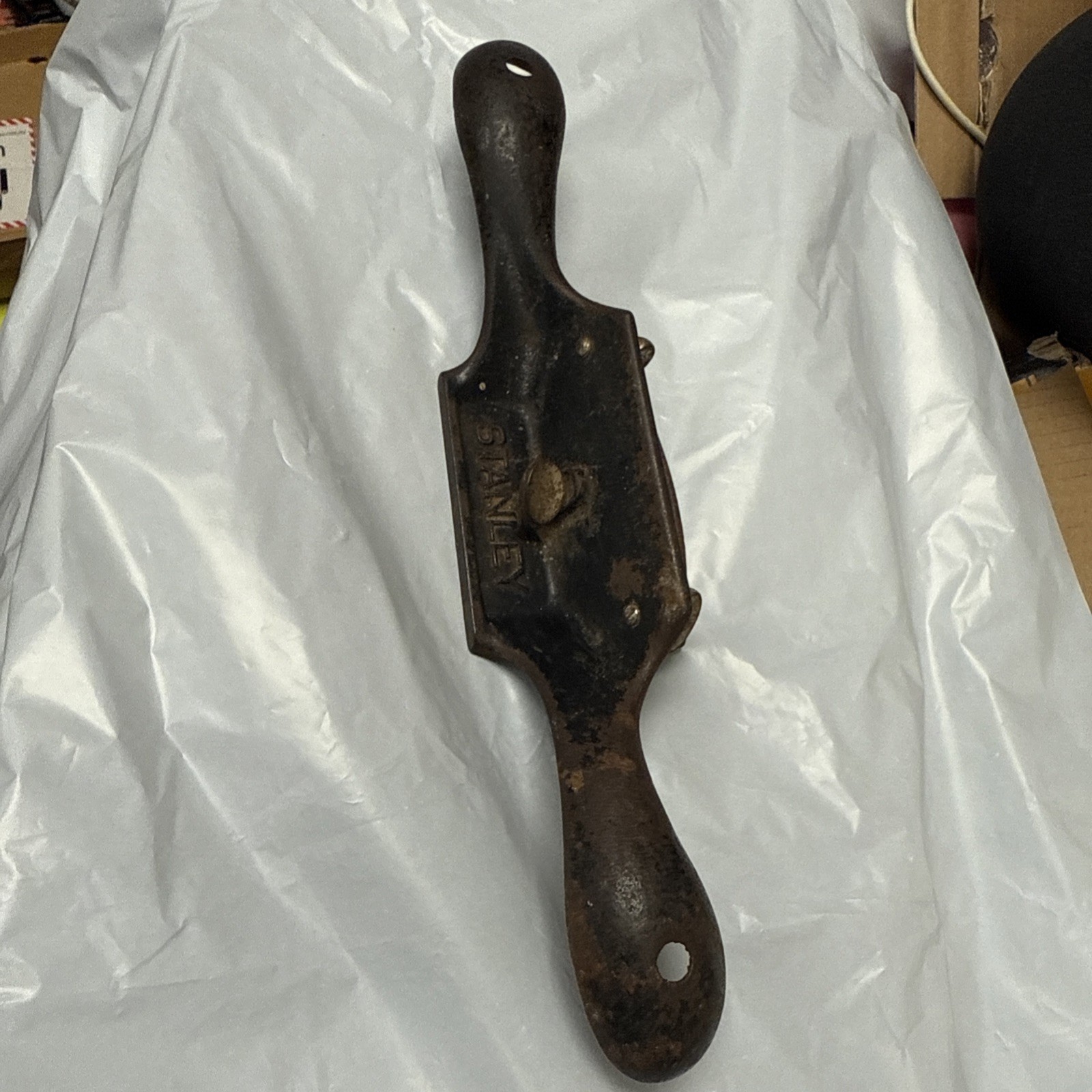 Vintage STANLEY No. 80 Cabinet Scraper Plane V Logo USA
