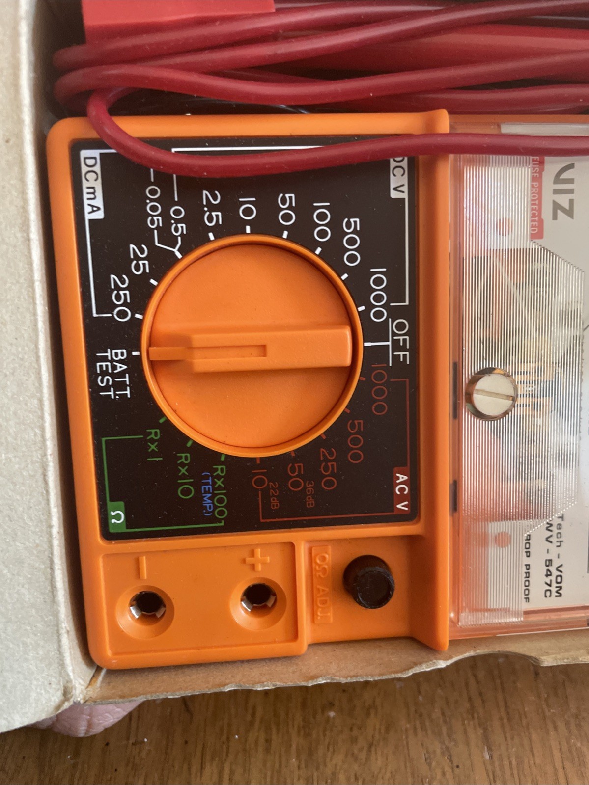 Viz Tech VOM Multimeter WV-547C Analog