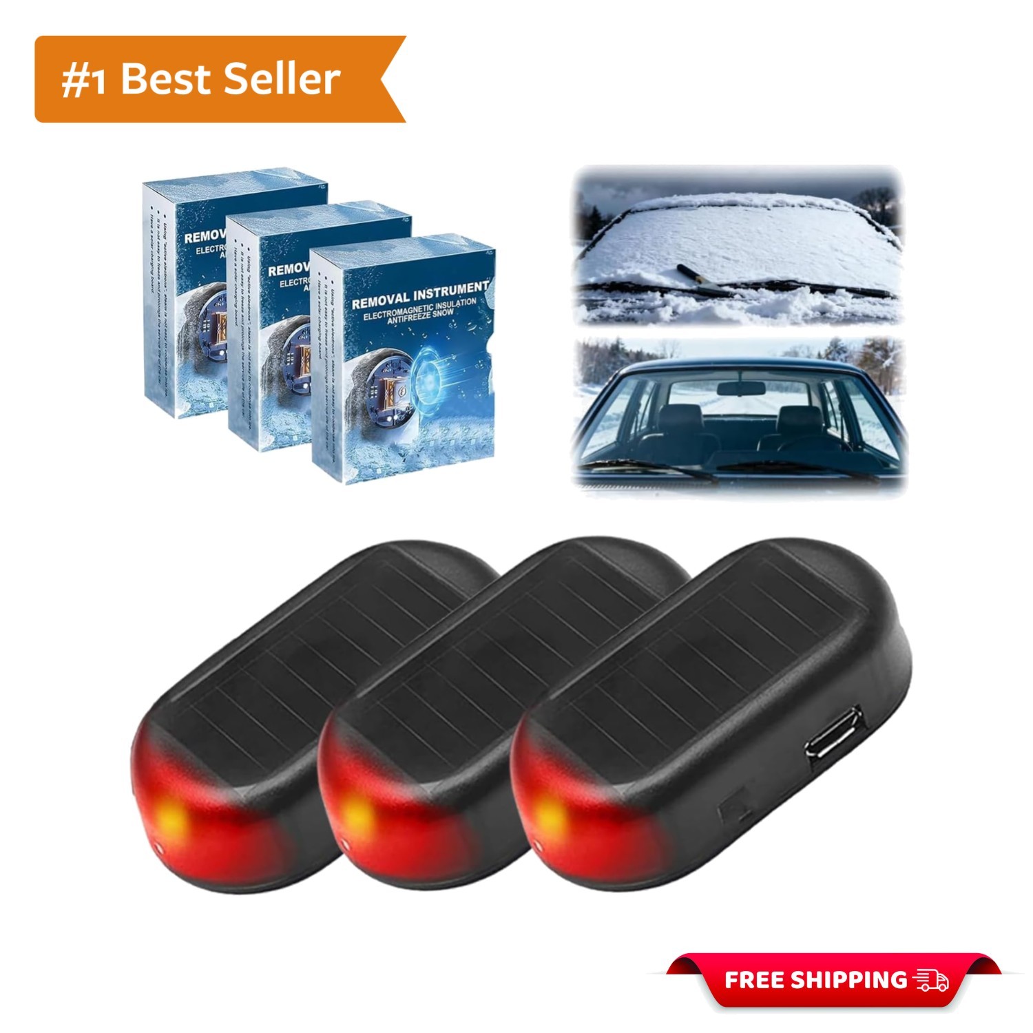 Advanced Anti-Freeze Snow Remover - Easy Install Car Defroster for Winter Drives