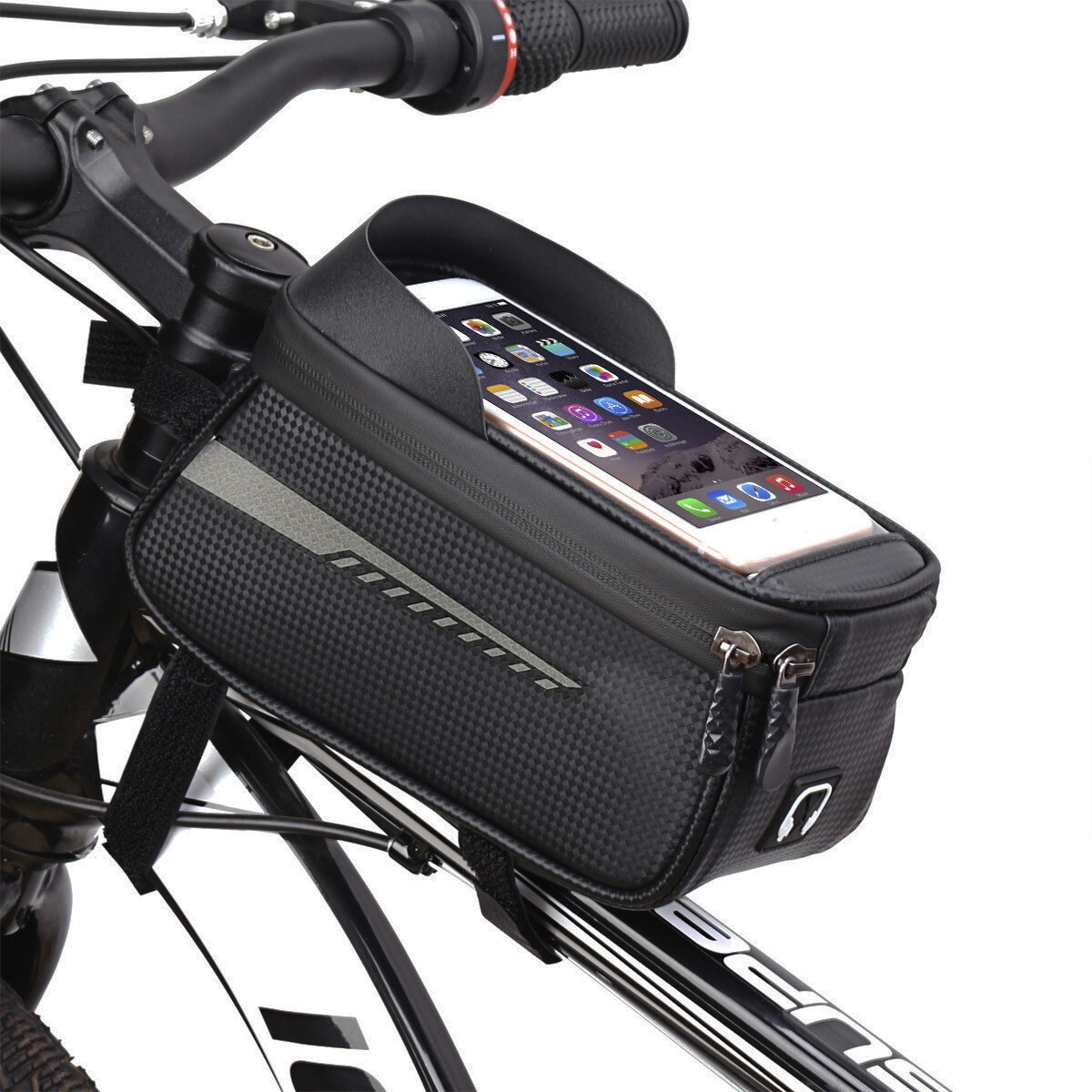 Bicycle Cycling Bike Front Top Tube Frame Bag Waterproof Phone Holder Case