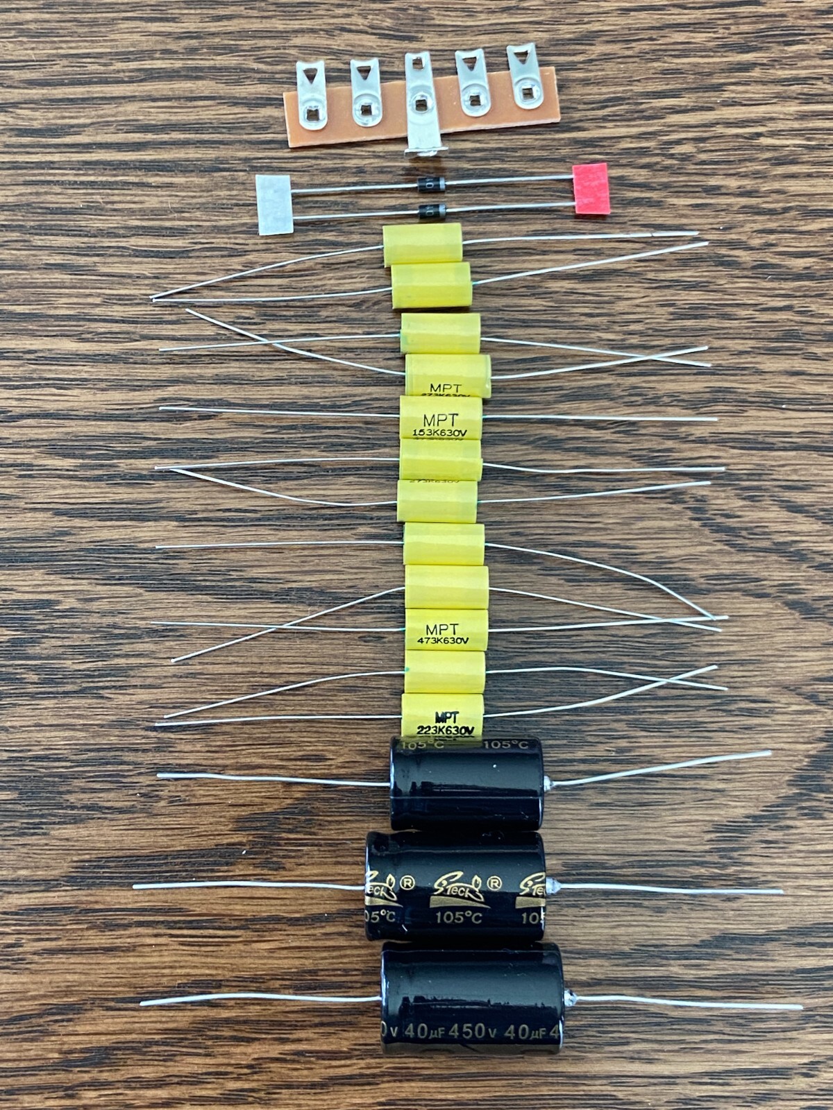 JVC ECA-101E Tube Reverb Rebuild Kit High-Quality Recap Set MPT Film