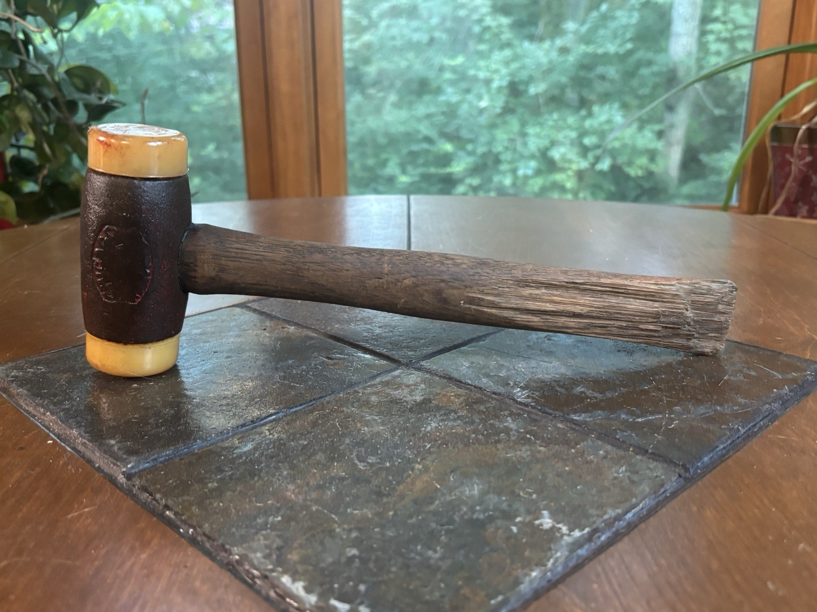 Vintage Chicago Rawhide No. 2 Soft Blow Mallet Hammer Made in USA