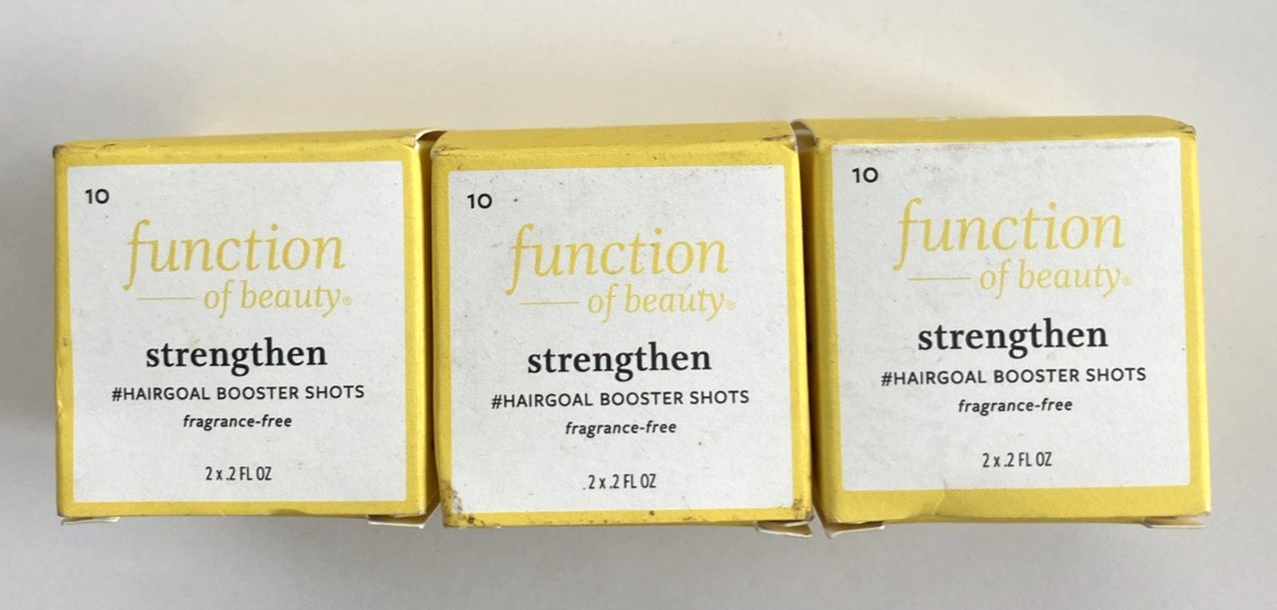 3 Function of Beauty #10 Strengthen Booster Shots Pea Sprout Extract 2 shots eac