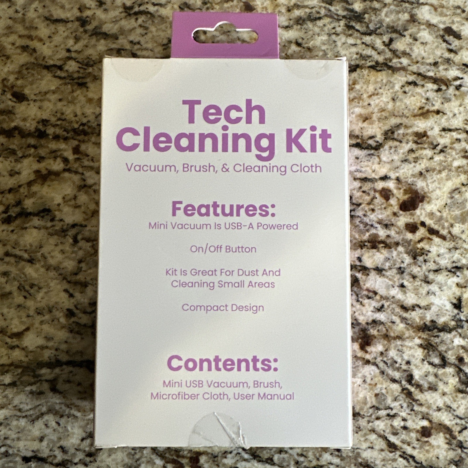 Vivitar Tech Cleaning Kit, Purple