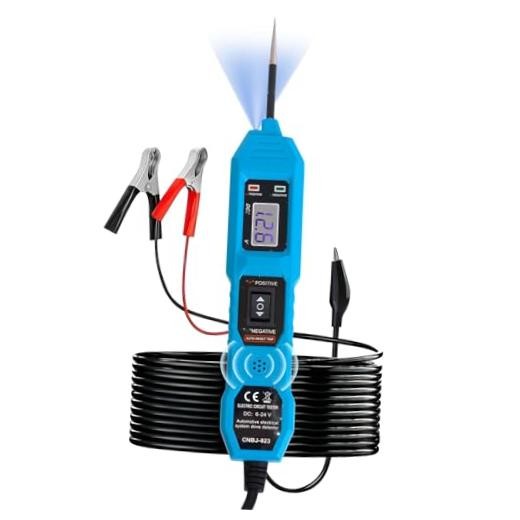 Power Circuit Probe Tester, 6V-24V DC Automotive Car Electric Fuse & Blue
