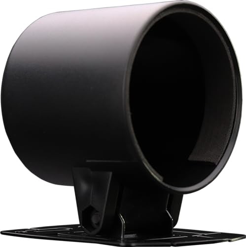 W PRO Universal 52mm 2-1/16" Single Gauge Dashboard Pod 52mm (2-1/16") Black