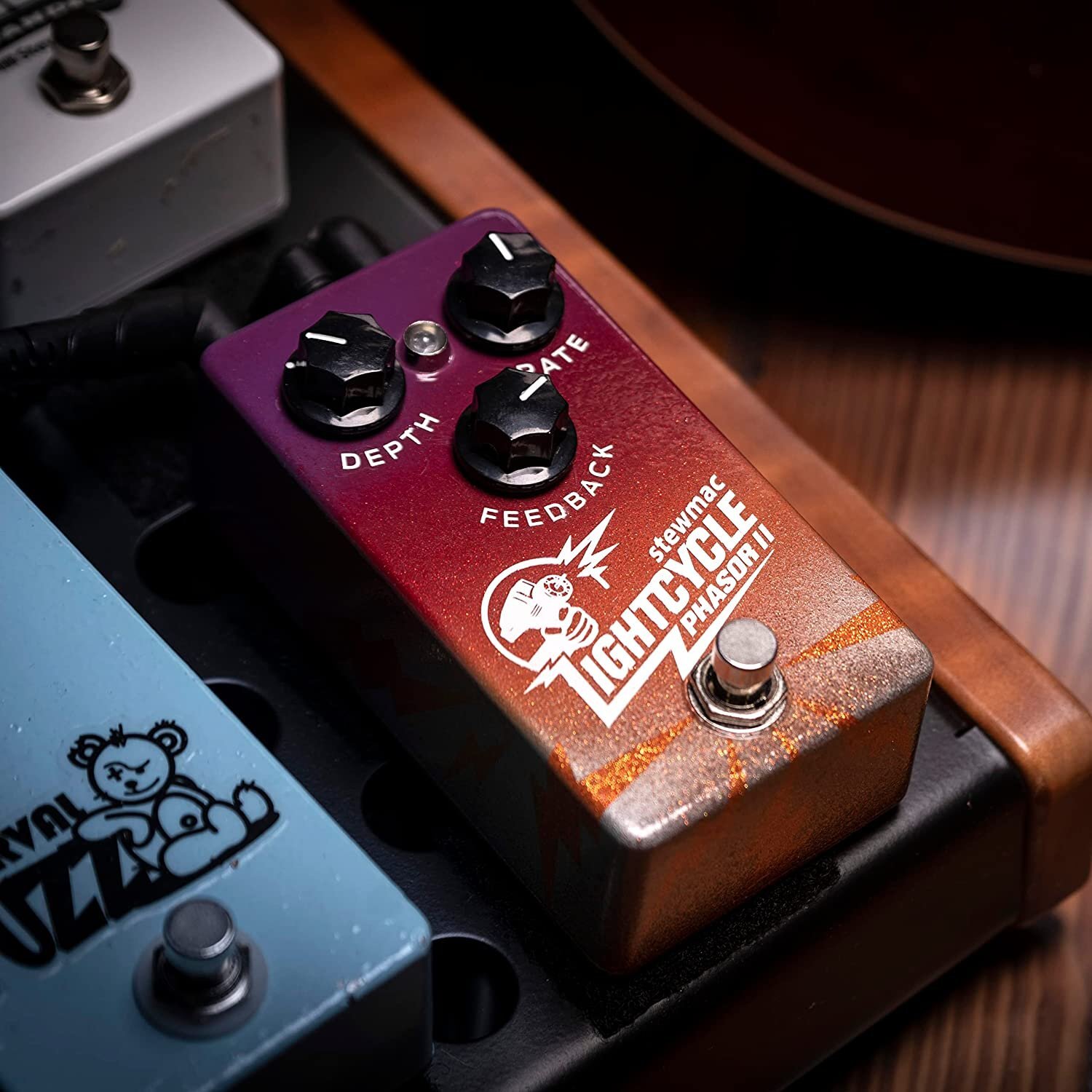 StewMac Lightcycle Phasor II Pedal Kit, With Bare Enclosure (12253)