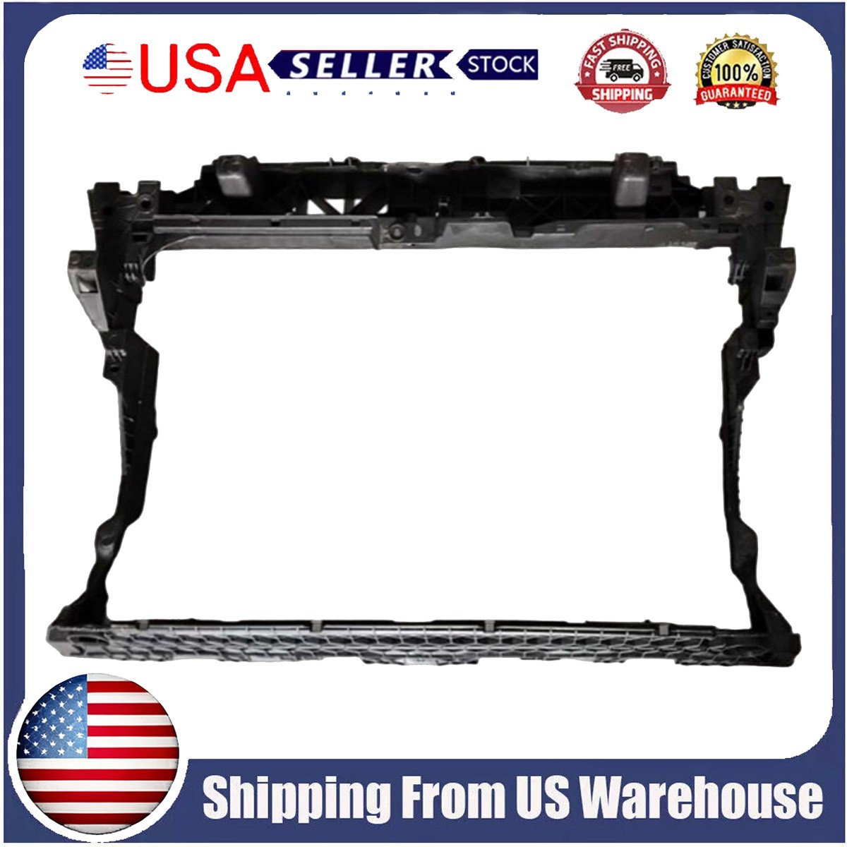 For 2024 2025 Volkswagen Atlas Cross Sport Radiator Support Core Carrier new