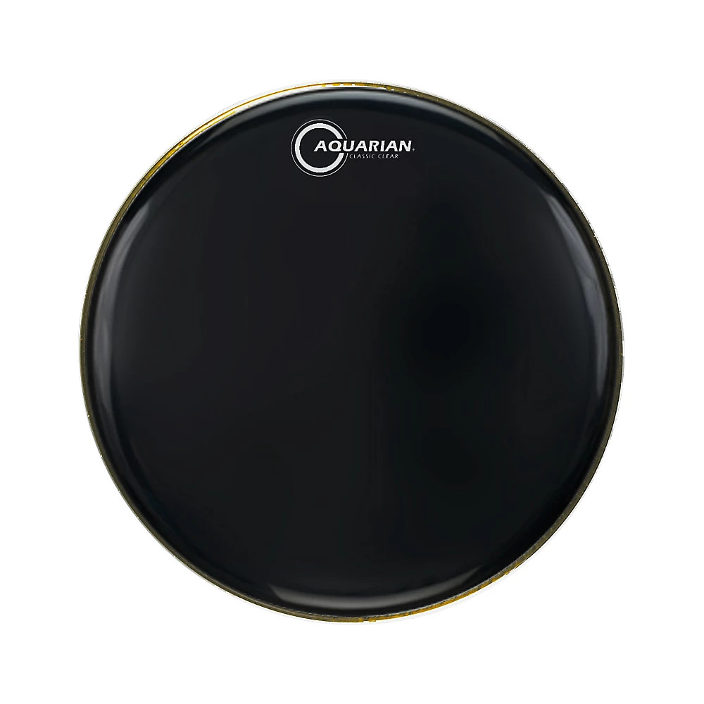 Aquarian Classic Clear Drumhead Black 10 in.