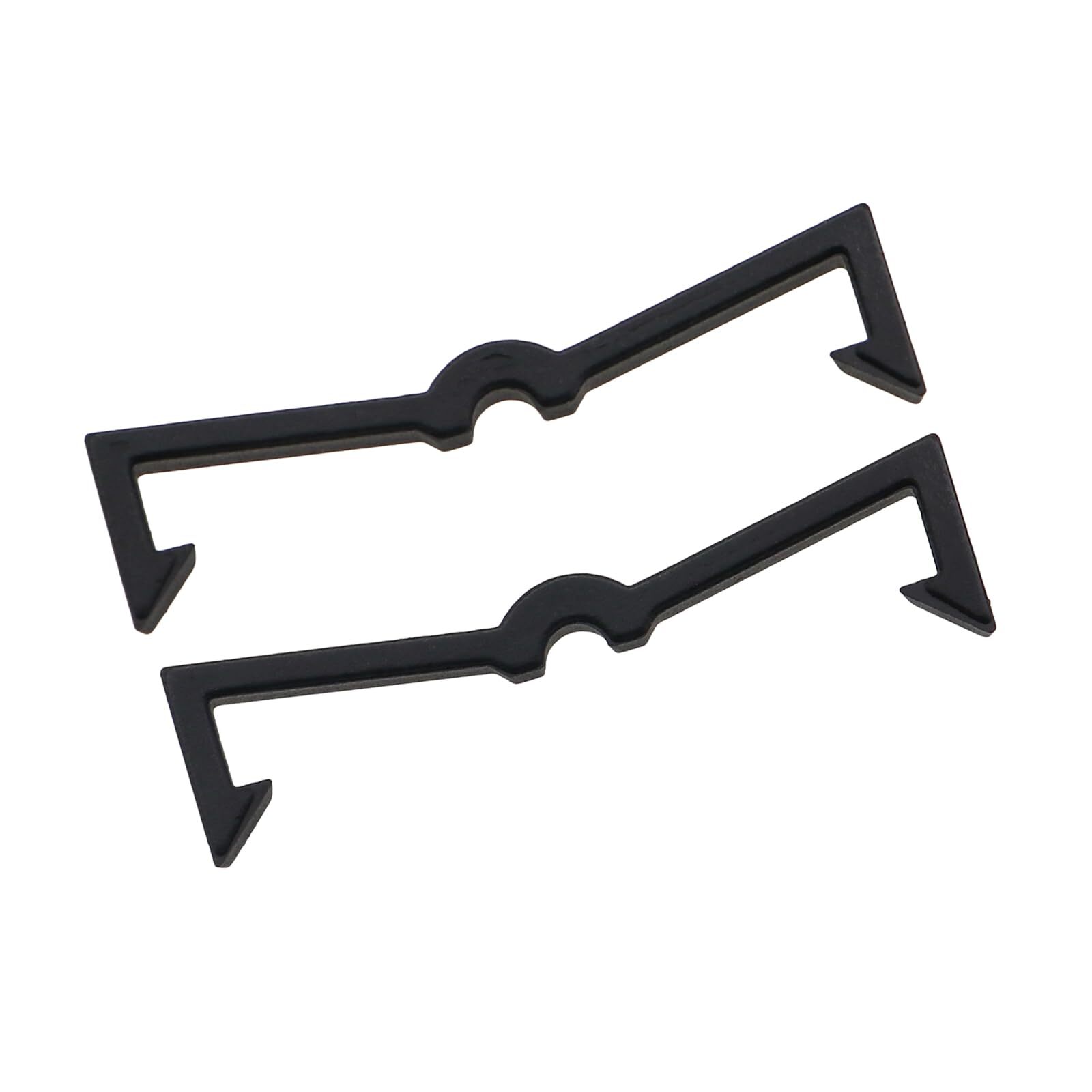 50 PCS 2 inch Black Pegboard Hooks Plastic Tool Hardware Hook Accessories