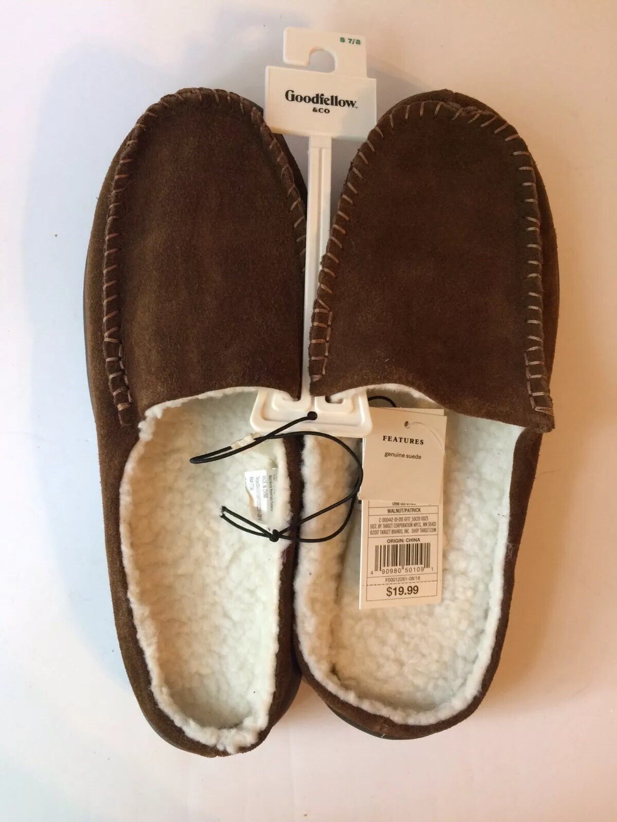 Men's Patrick Scuff - Goodfellow and Co Brown S (7-8)