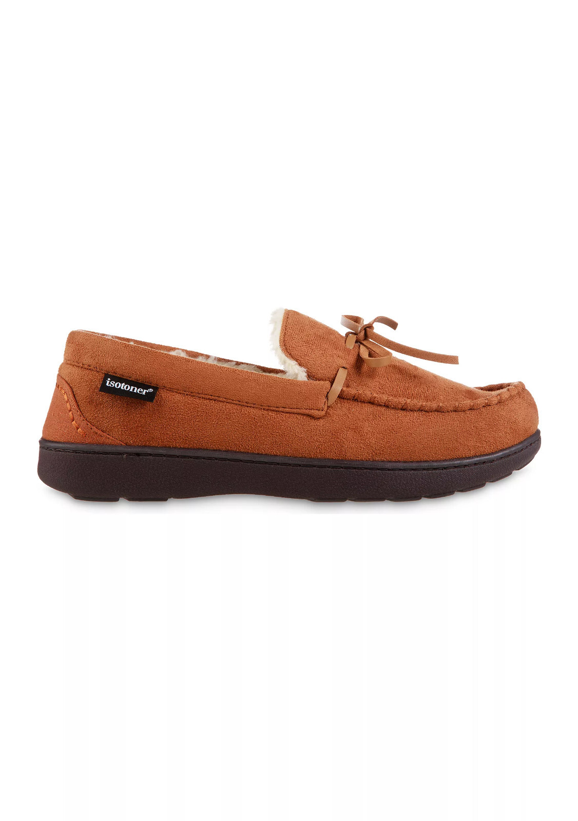 isotoner Men's Microsuede Nigel Moccasins (Cognac, Medium) 8-9.