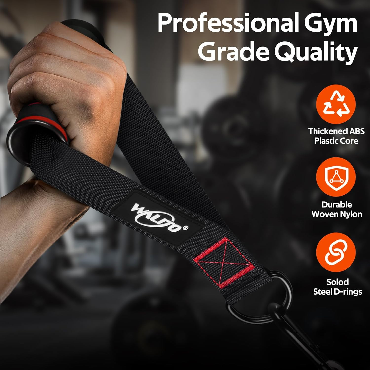 Exercise Handles, Replacement Cable Machine Attachments for Home Gym Equipment,