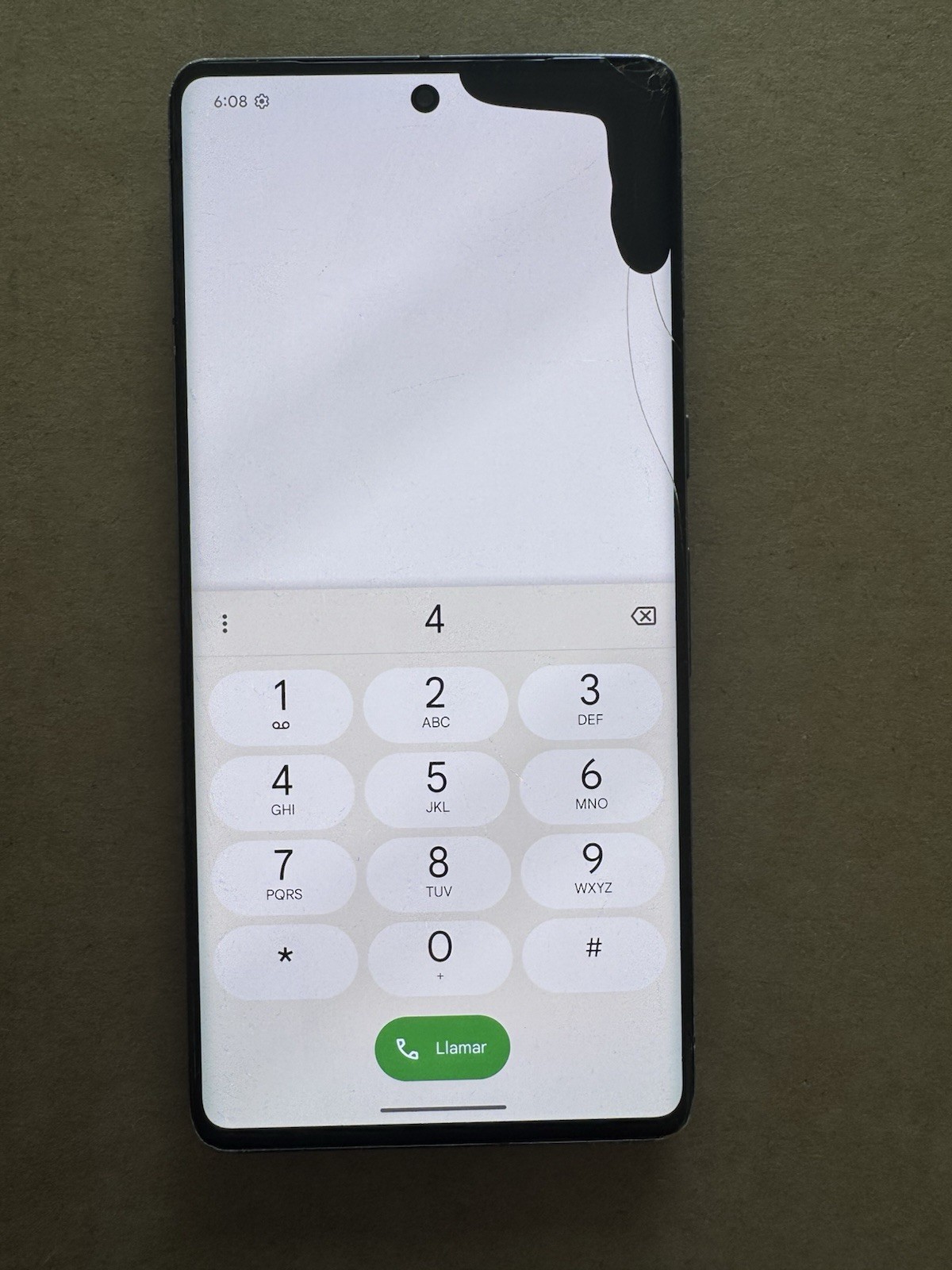 Google Pixel 7 Pro 128GB Black Verizon Broken Display *FOR PARTS