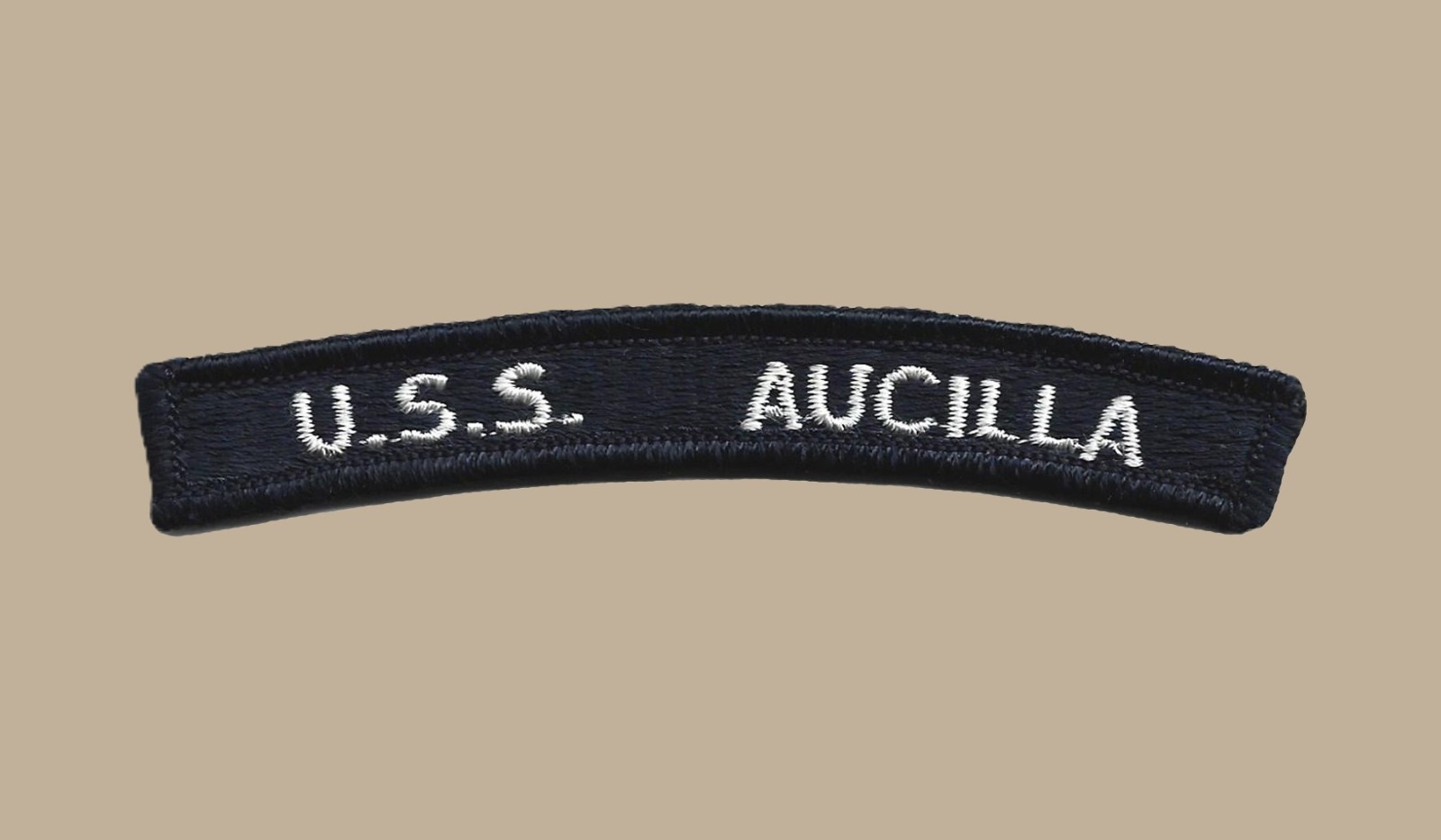 US Navy AO-56 USS Aucilla Fleet Oiler UIM Shoulder Rocker Tab (01)