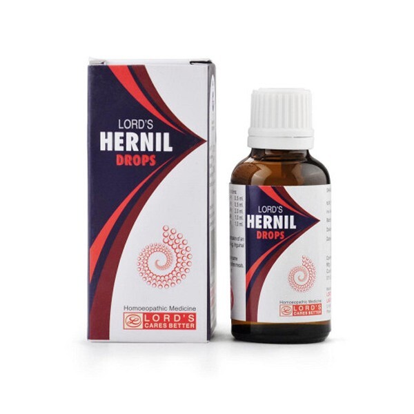 Lords Hernil Drops (30ml) Homeopathic Free Shipping