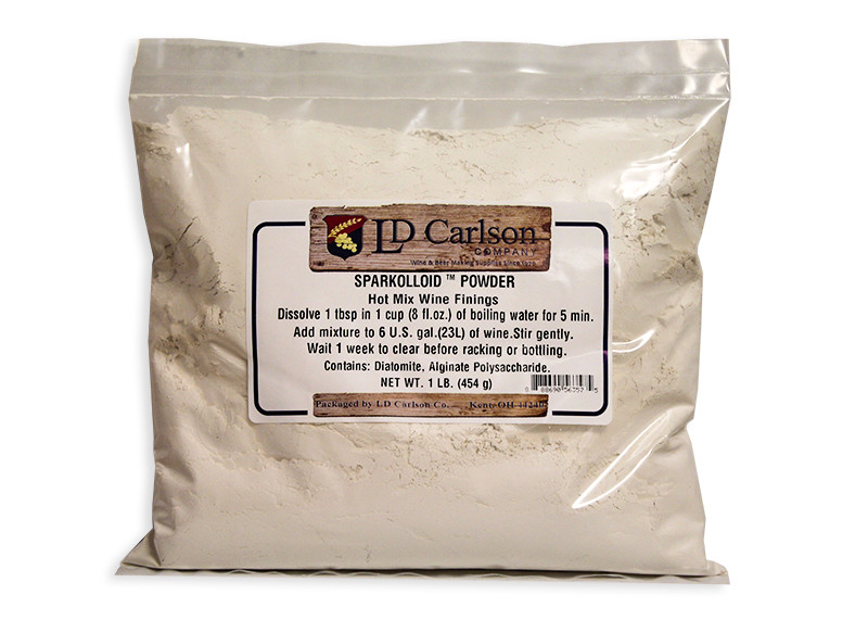 SPARKOLLOID 1 LB HOT MIX FINING POWDER FOR CLEARING WINE AND MOONSHINE CHARCOAL