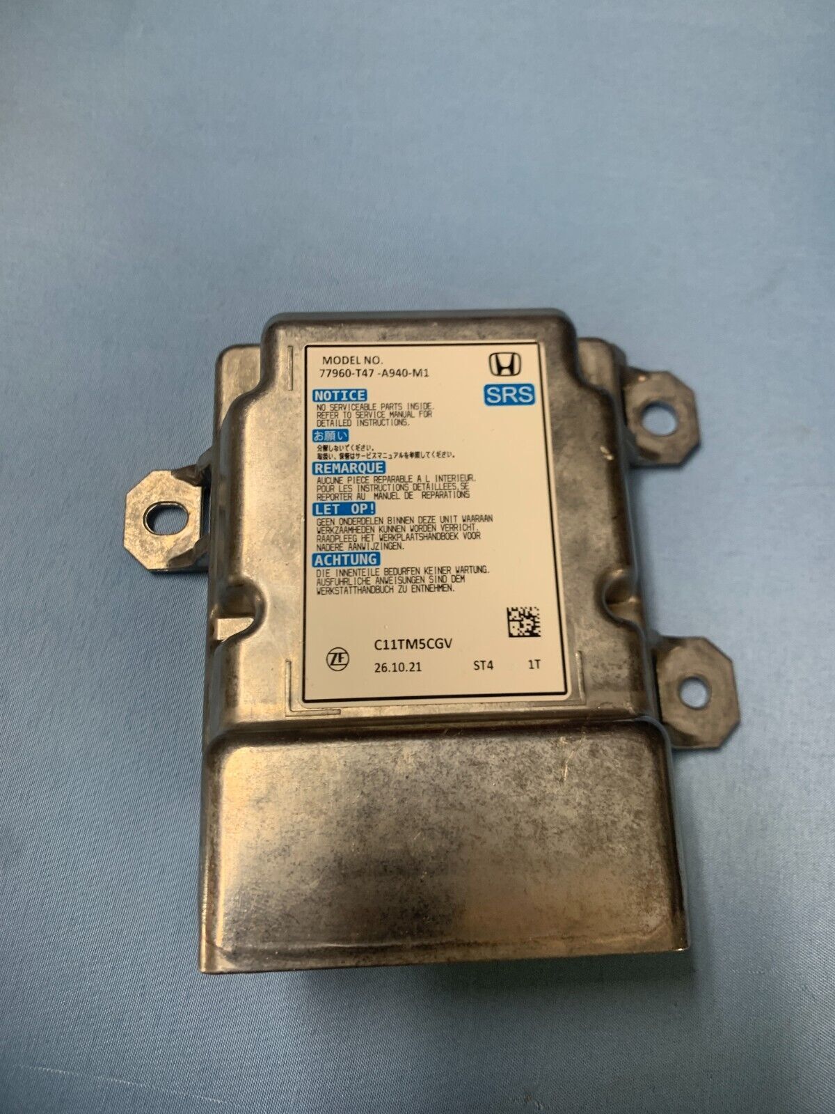 2022-2025 Honda Civic Hatchback Restraint Control Module SRS 77960T47A940 OEM