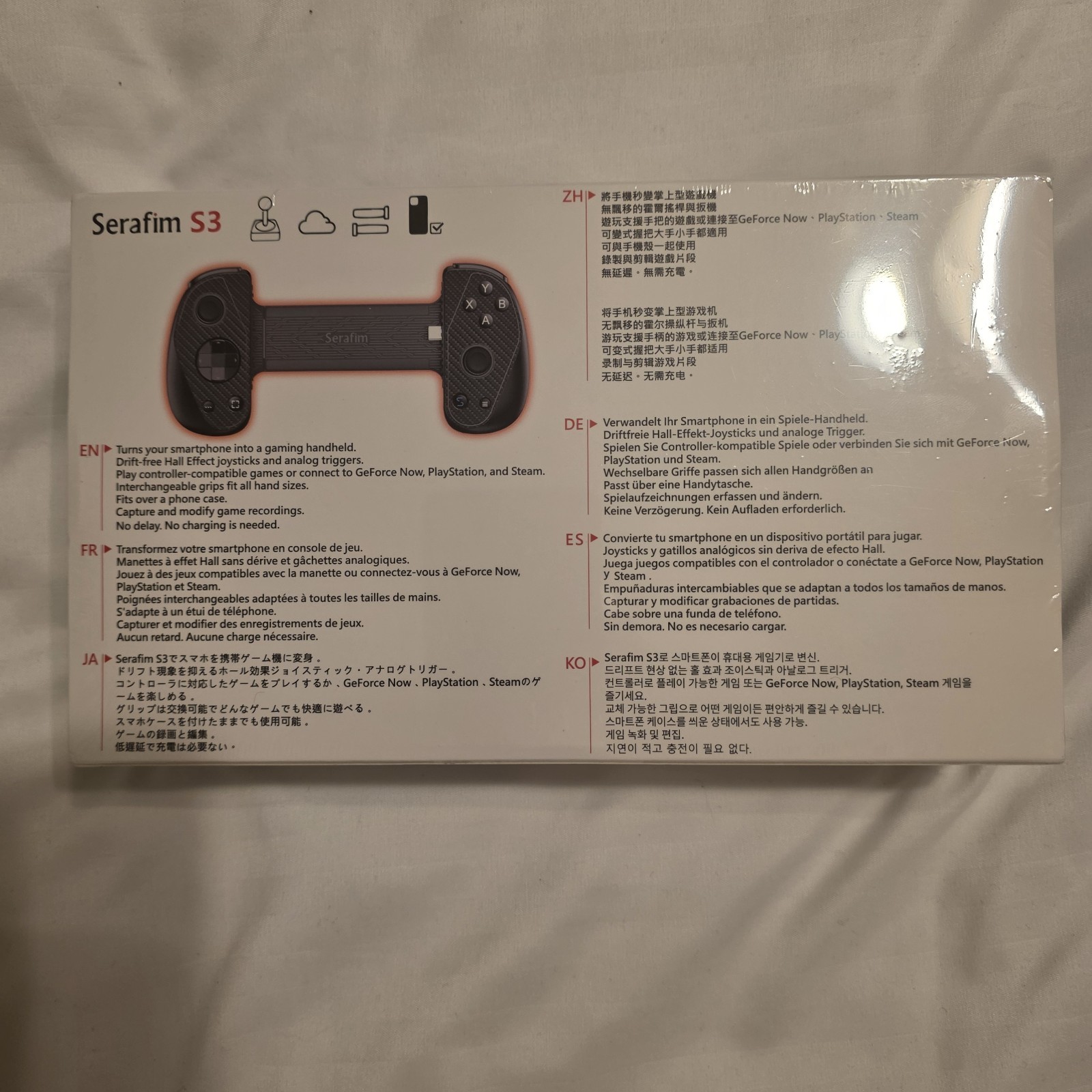 Serafim S3 USB-C Mobile Gaming Controller iPhone 15 16 17 Android Hall Effect