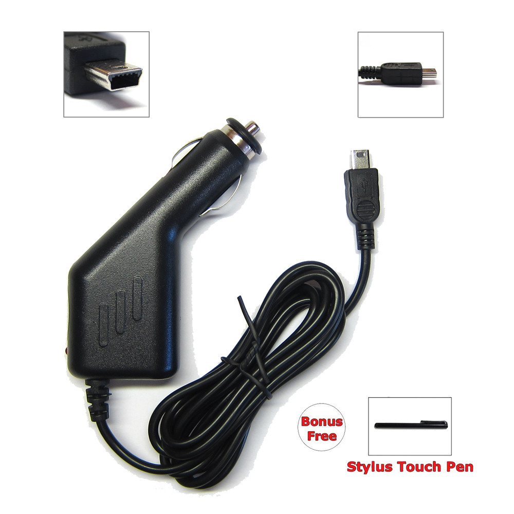 2A DC Car Vehicle Power Charger Adapter Cable Cord For Navigon GPS 2150 3300 Max
