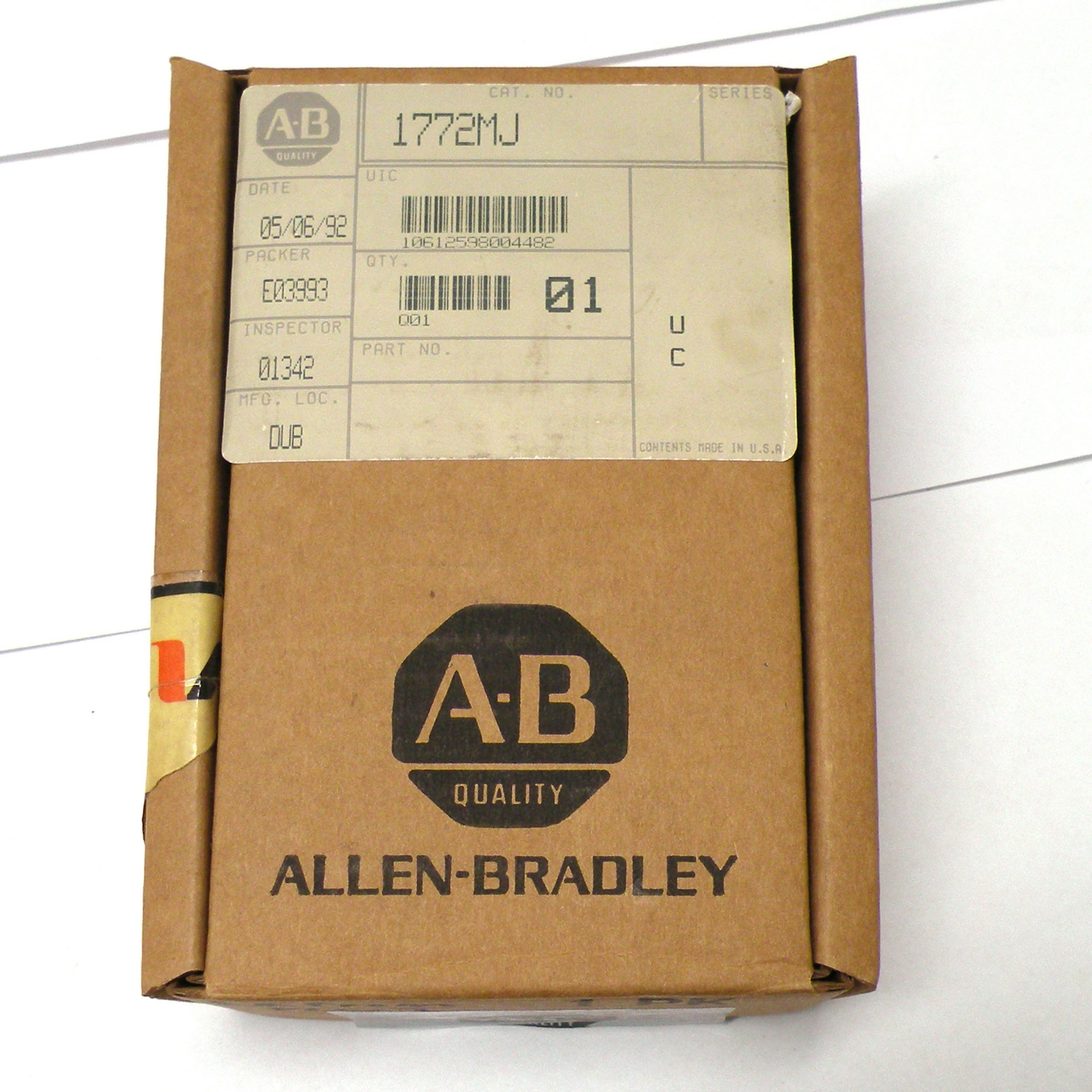 NEW IN BOX Allen Bradley EEPROM Memory Module 1772-MJ