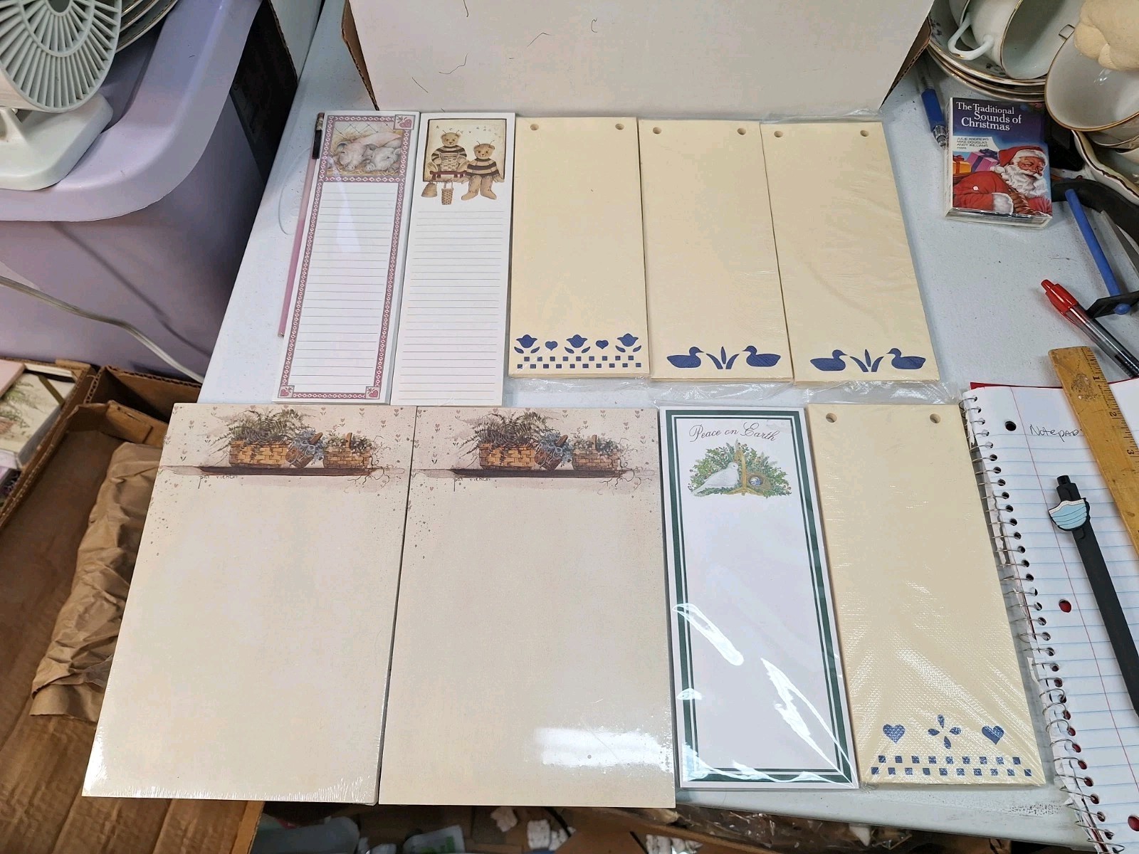 NOS Vtg Country Cottage Core Note Pads