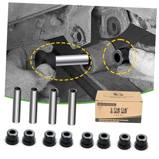 Golf Cart Rear Leaf Spring Bushings & Sleeves Kit for EZGO TXT/Medalist (94+)