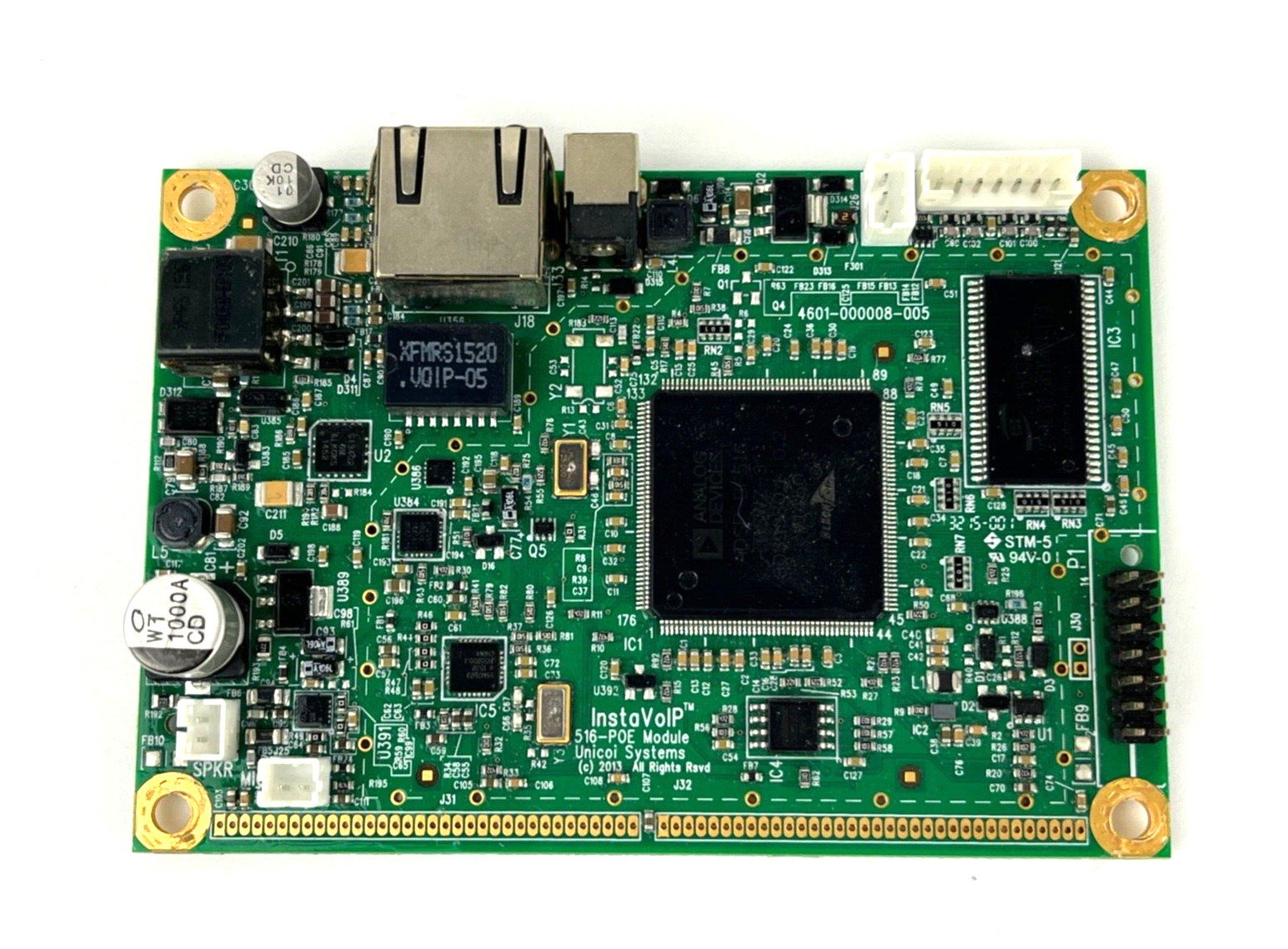 Unicoi Systems 516-POE Module Speaker Intercom Microphone Circuit Board Hardware