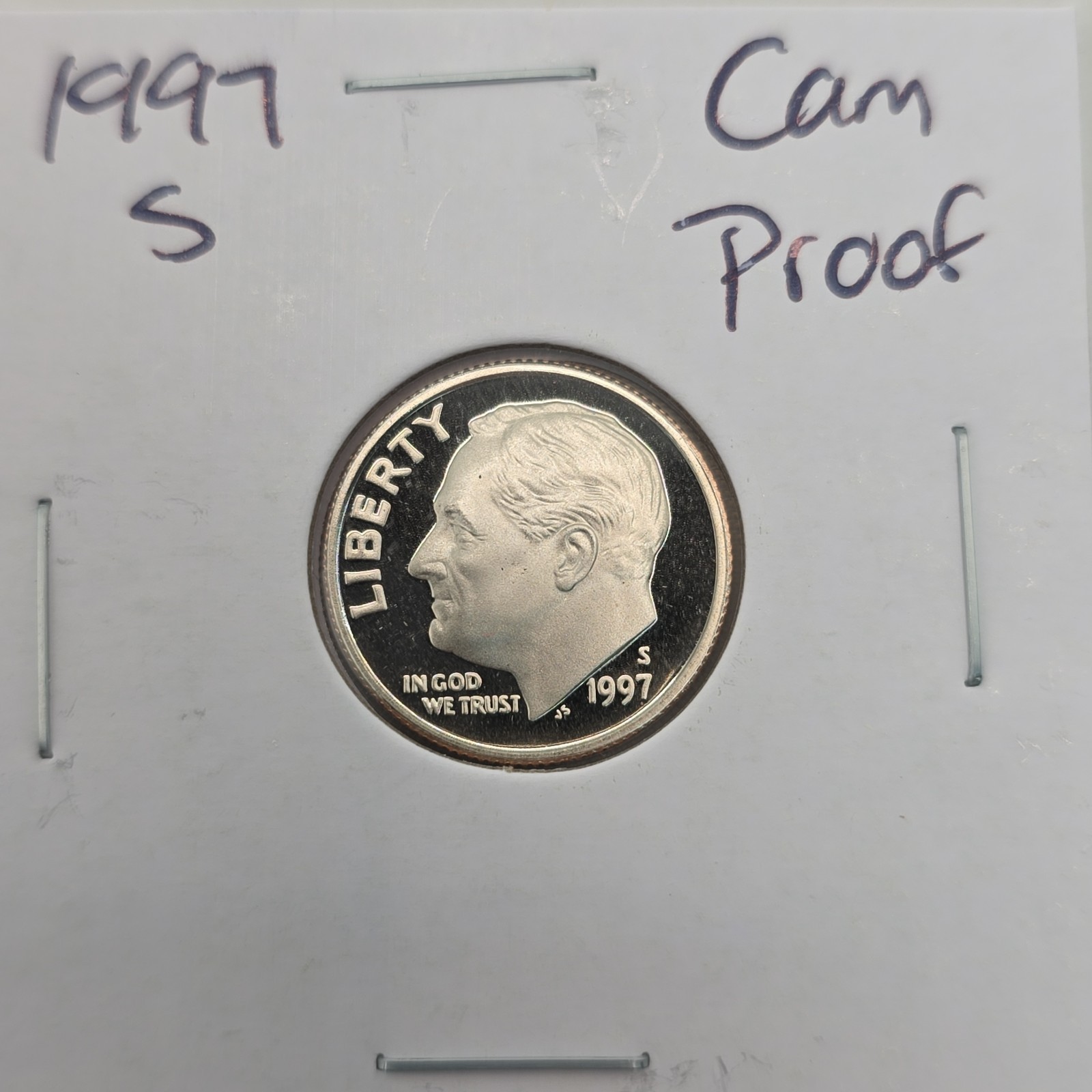 1997-S Roosevelt Dime Cameo PROOF (Brilliant Uncirculated) San Francisco Mint