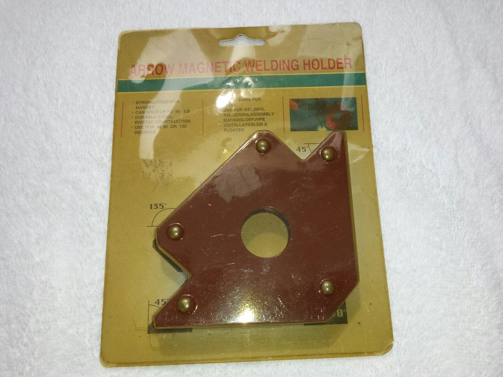 ARROW MAGNETIC WELDING HOLDER 4" NEW
