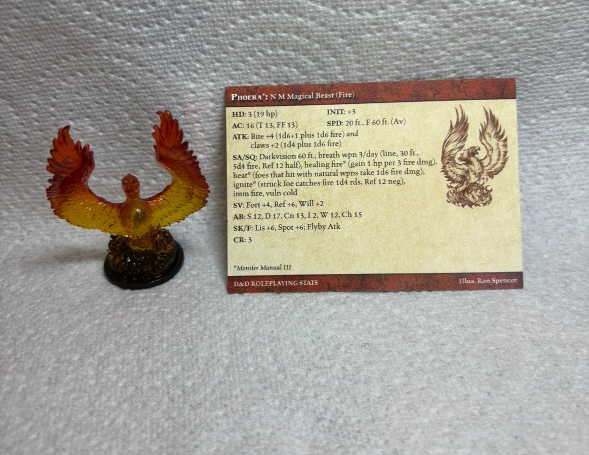 Phoera Blood War Dungeons & Dragons Miniatures DDM #21/60 U UNCOMMON Mint W Card