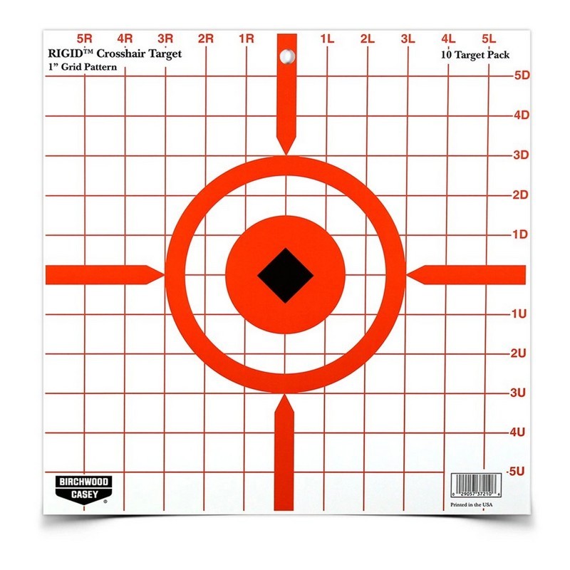 Birchwood Casey BC-37210 Eze-Scorer 12" x 18" Crosshair Sight-In Targets, 10