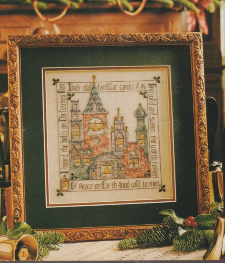 Christmas Bells *CROSS STITCH PATTERN from Magazine* Peace on Earth