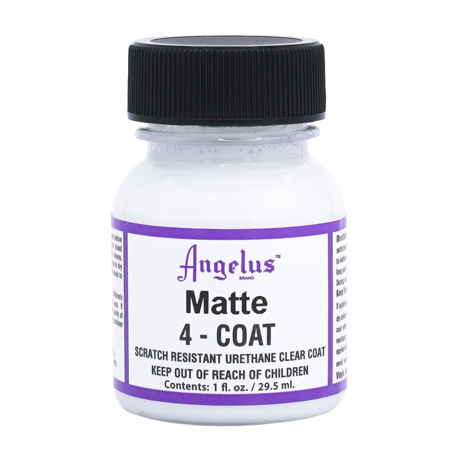 ANGELUS 4-Coat Scratch Resistant Urethane Clear Coat Matte 1oz NEW