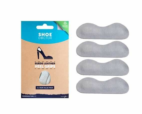 SHOE DOCTOR SUEDE HEEL GRIPS (2 PR VALUE PACK)