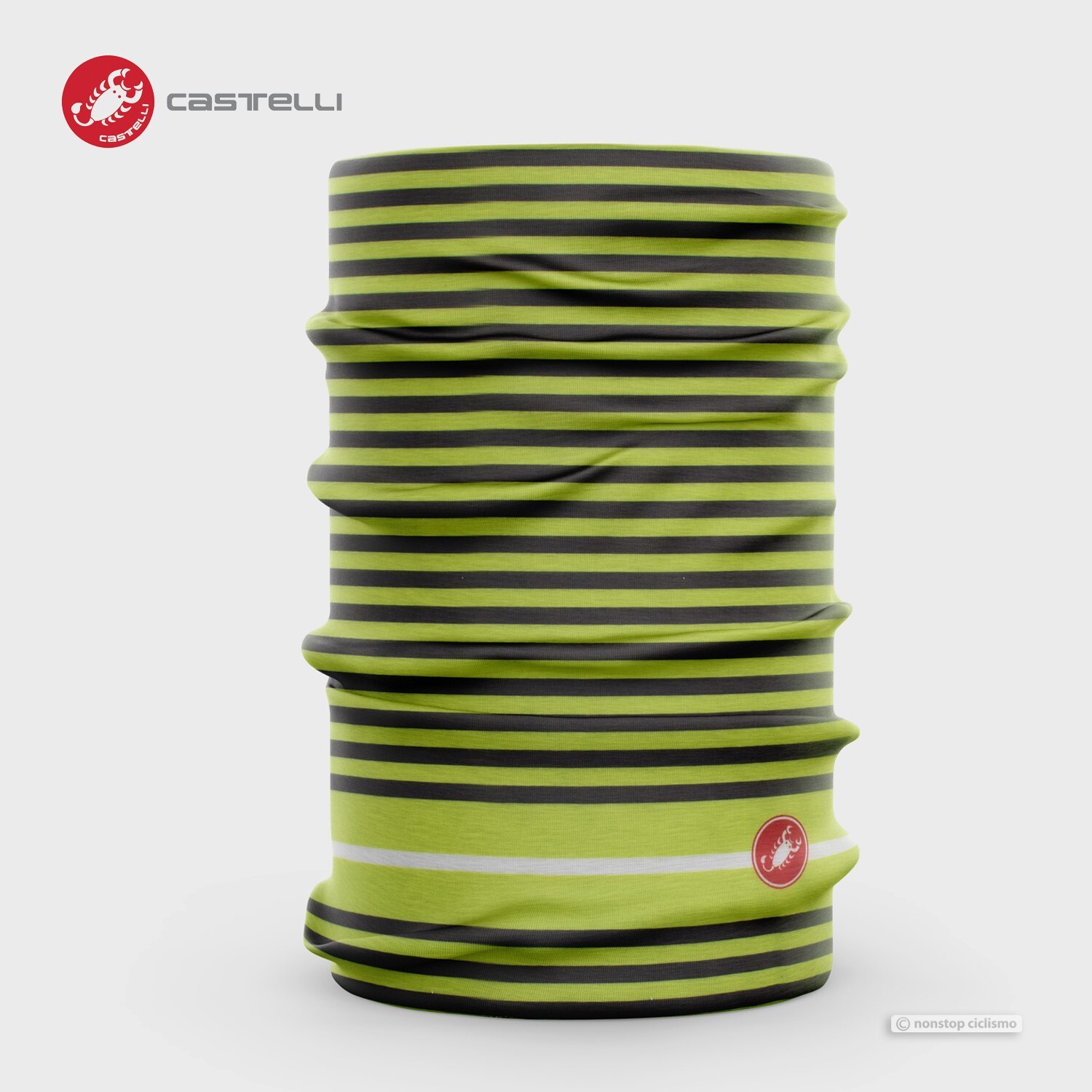 Castelli LIGHT HEAD THINGY Cycling Face Mask Neck Wrap : ELECTRIC LIME/GREY