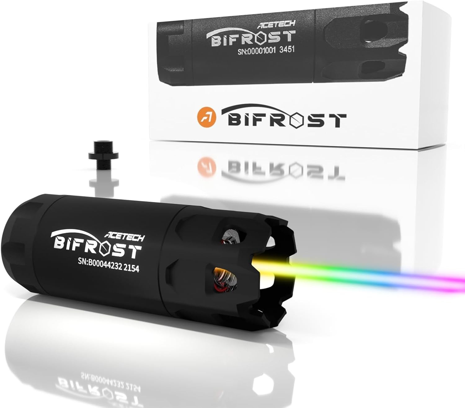 RGB Tracer Unit 14mm CCW with 11mm Adapter for Airsoft Gun