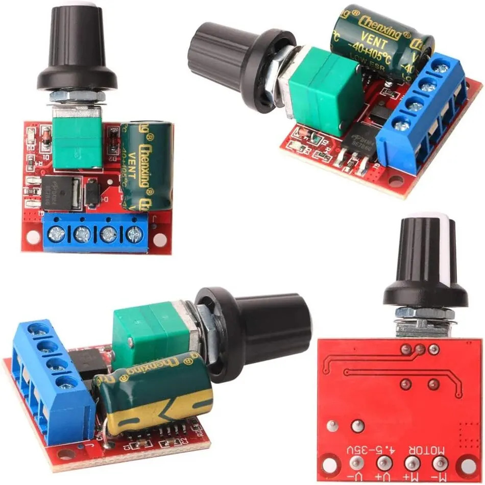 Controller Speed Motor 3pcs Mini Dc Pwm 5v-35v 5a Adjustable Switch Module 6v