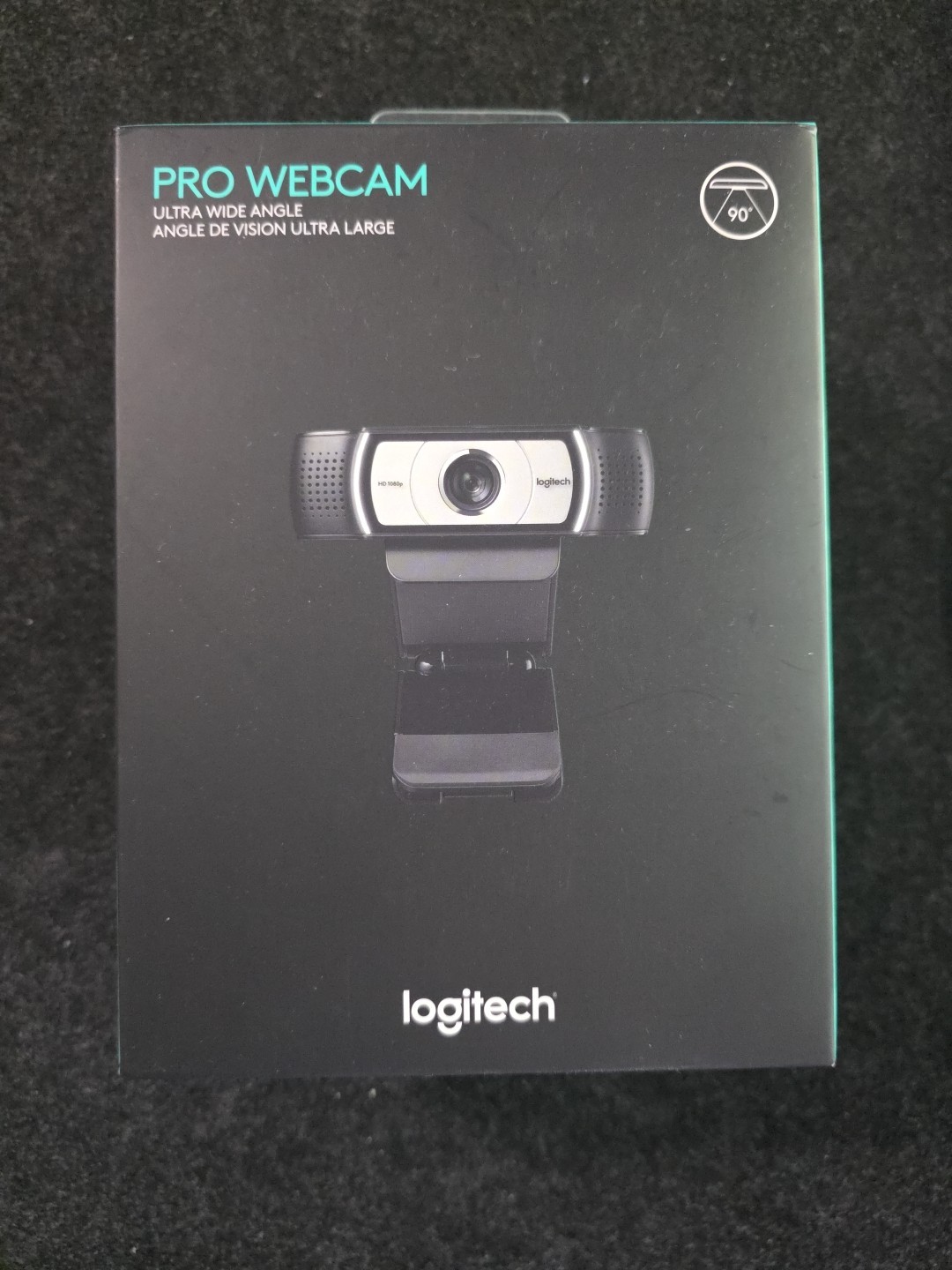 Logitech Webcam Pro Ultra Wide Angle HD 1080 Brand New Sealed Free Shipping US