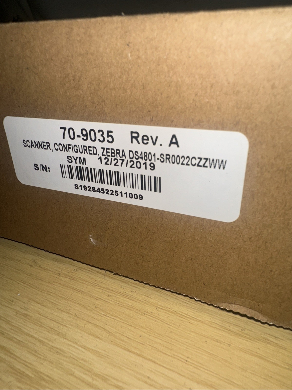 DS4801 Zebra Scanner. New In The Box!