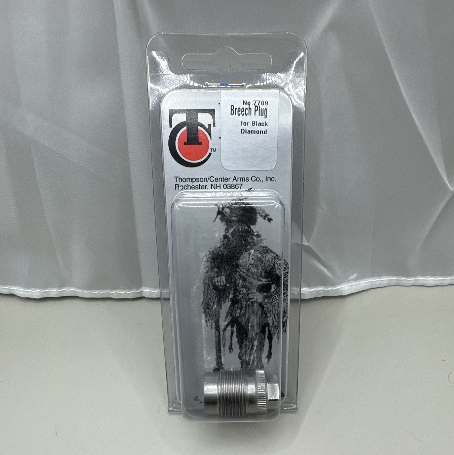 Thompson/Center Arms Breech Plug Silver Black Diamond Black Powder MPN 7769