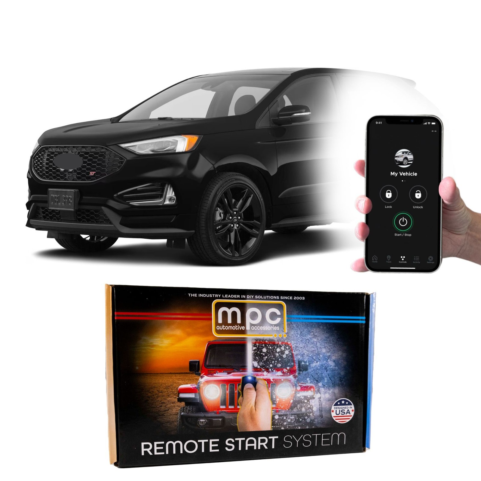 Plug-n-Play Smartphone Activated Remote Start Kit For 2015-2020 Ford Edge