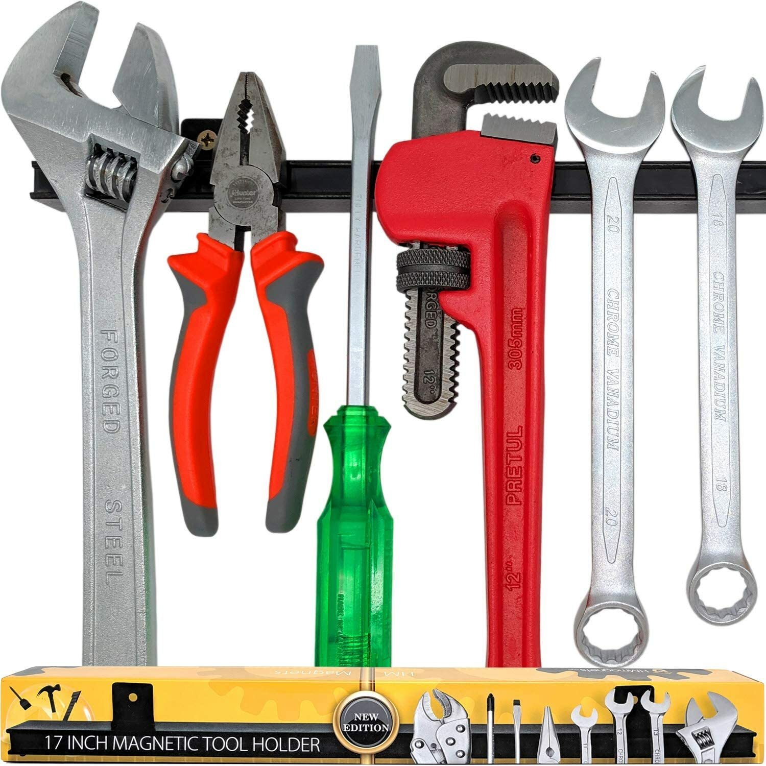 17" Heavy-Duty Magnetic Tool Holder (Upgraded Version) - Extremely Powerful