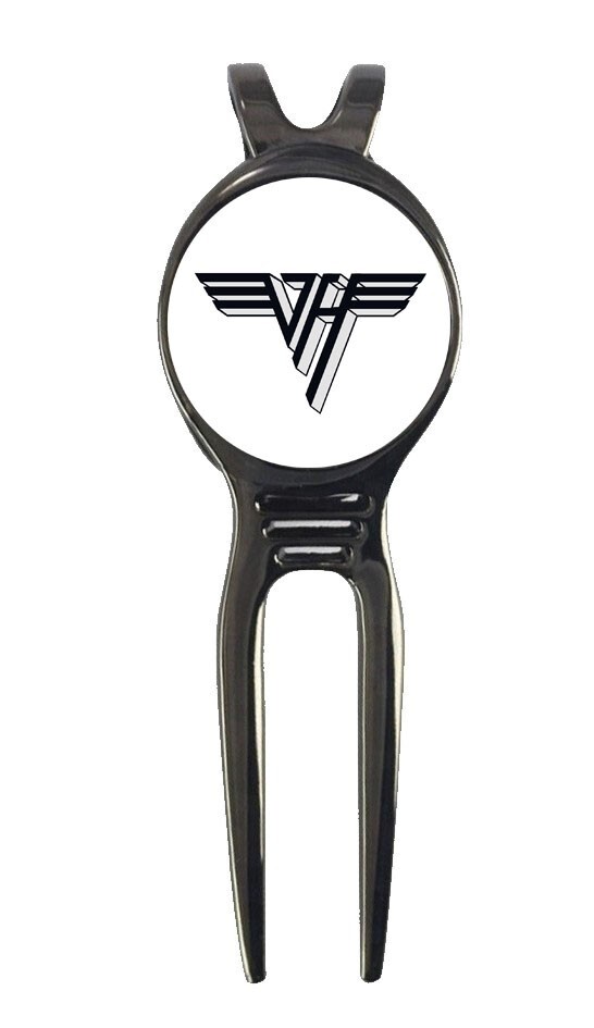 Van Halen Golf Ball Marker w/ Black Nickel Divot Tool Gift