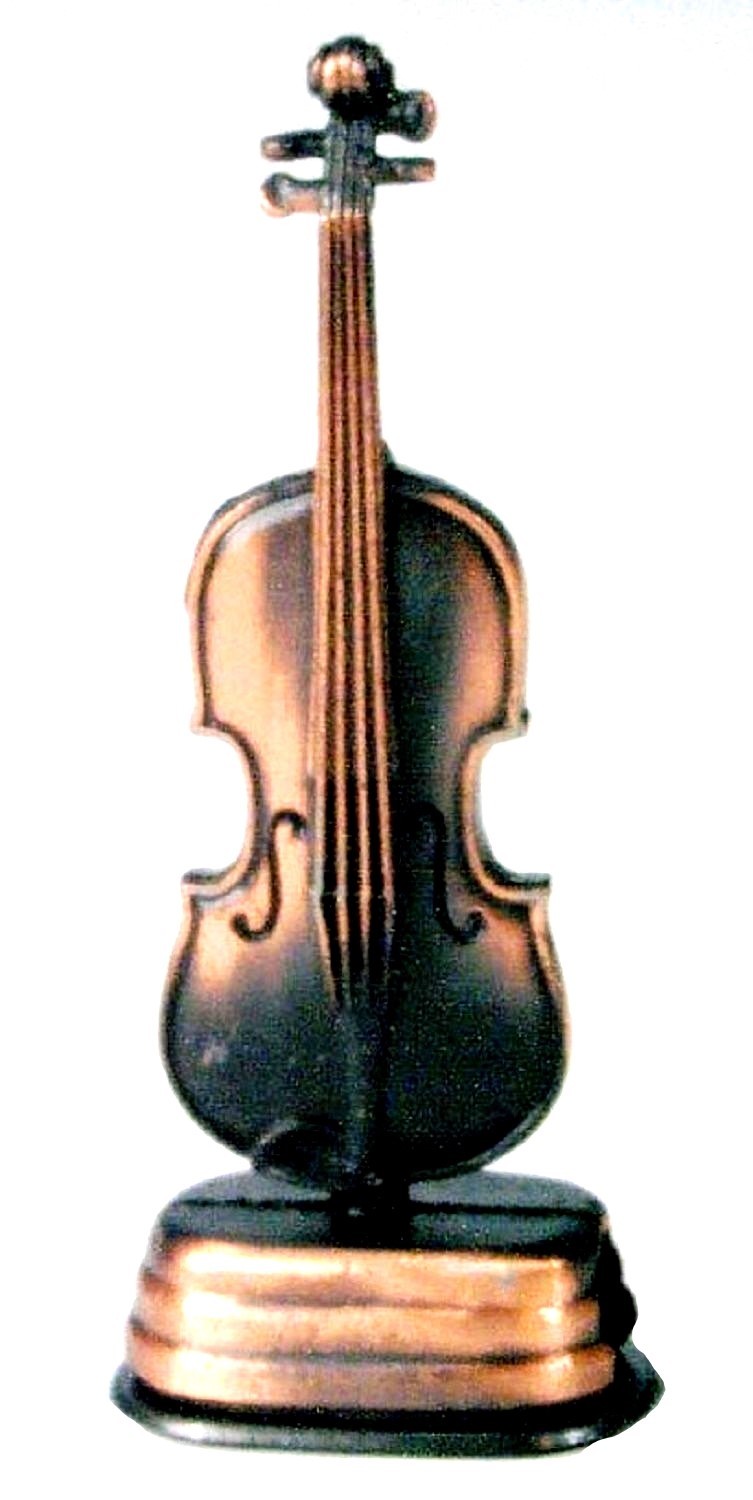 Violin Die Cast Metal Collectible Pencil Sharpener